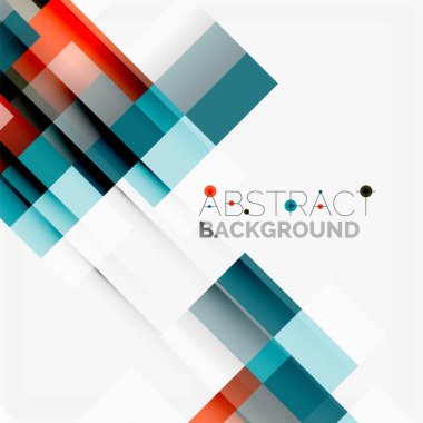 Soyut engeller şablon tasarım arka plan, beyaz, basit geometrik şekiller düz çizgiler ve dikdörtgenler