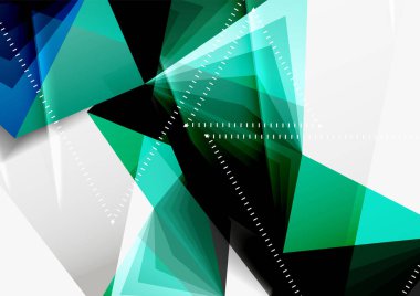 Vektör düşük Poli tarzı 3d üçgen çizgi