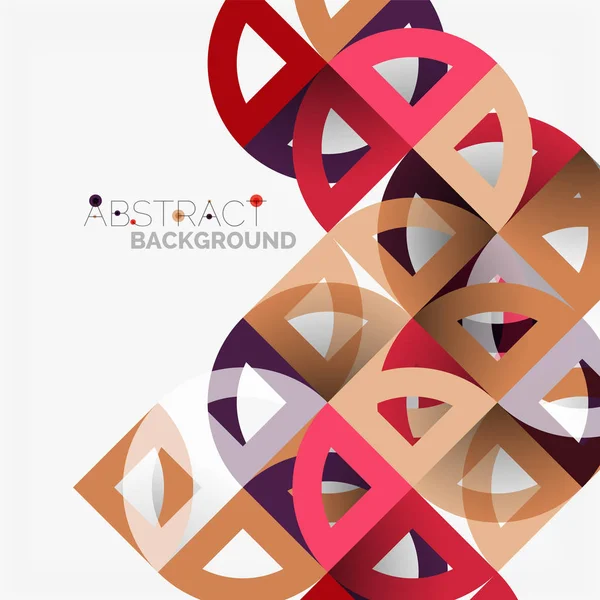 Kağıt daire kesim, mozaik mix geometrik desen tasarım