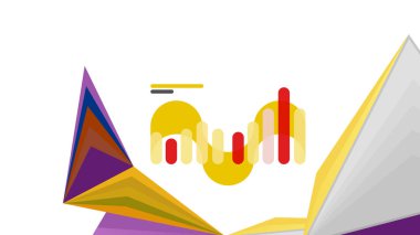 Modern üçgen sunu şablonu