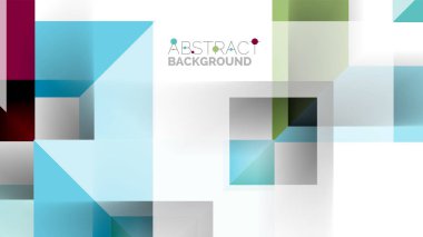 İş tanıtımı geometrik şablonu