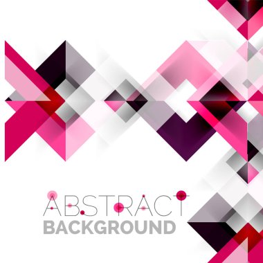 Beyaz Modern kare geometrik desen tasarım