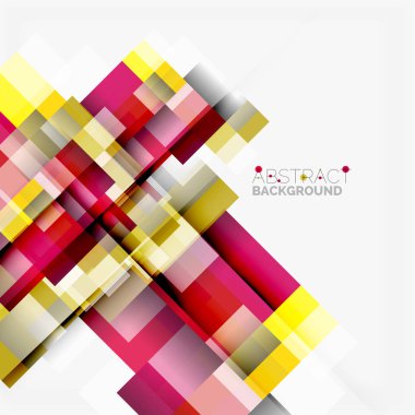 Soyut engeller şablon tasarım arka plan, beyaz, basit geometrik şekiller düz çizgiler ve dikdörtgenler