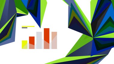 Modern üçgen sunu şablonu