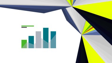 Modern üçgen sunu şablonu