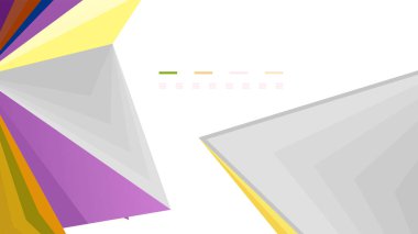 Modern üçgen sunu şablonu