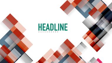 İş tanıtımı geometrik şablonu