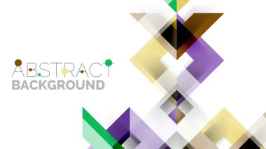 İş tanıtımı geometrik şablonu