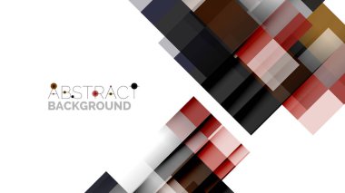 İş tanıtımı geometrik şablonu