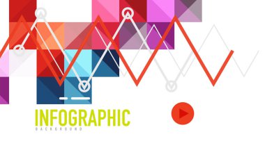 Modern geometrik sunum arka plan