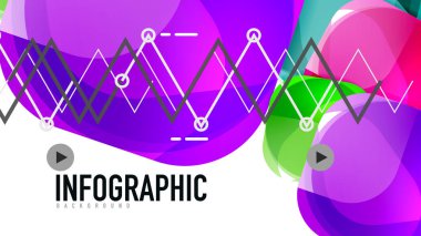 Modern geometrik sunum arka plan