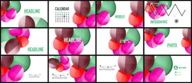 Modern geometrik sunum arka plan