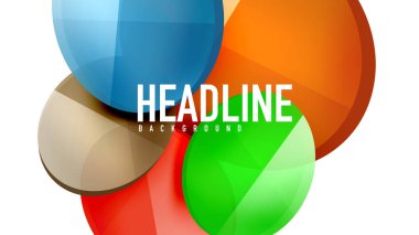 Modern geometrik sunum arka plan