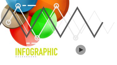 Modern geometrik sunum arka plan