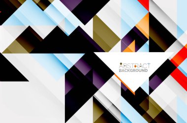 Üçgen desen tasarım arka plan