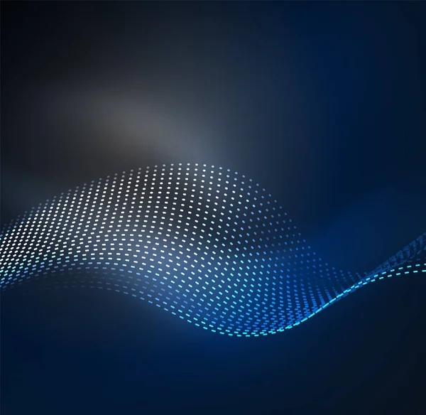 Vektör dalga parçacıklar arka plan