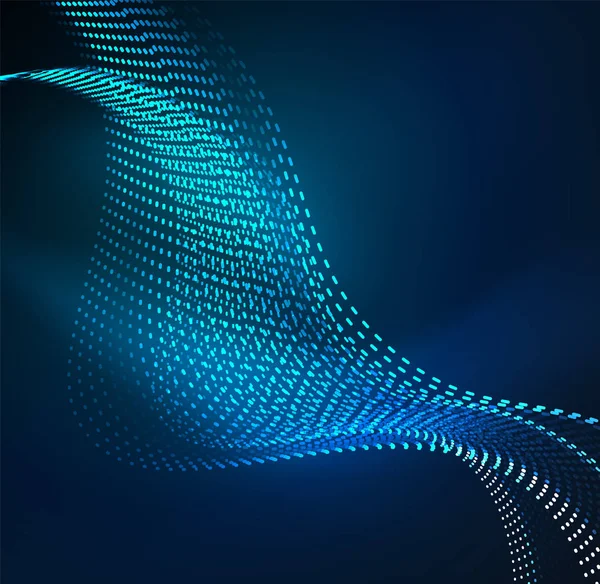 Vektör dalga parçacıklar arka plan