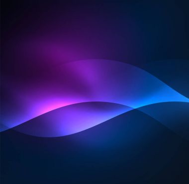 Neon ışıklı dalgalar