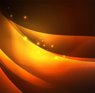 Neon ışıklı dalgalar