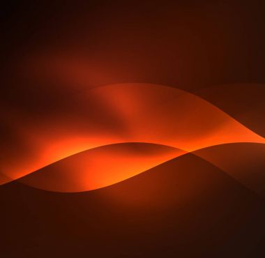 Neon ışıklı dalgalar