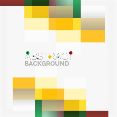 Soyut engeller şablon tasarım arka plan, beyaz, basit geometrik şekiller düz çizgiler ve dikdörtgenler