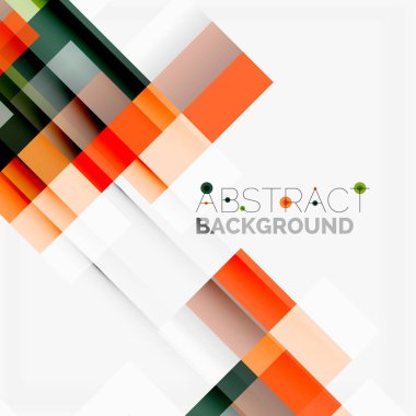 Soyut engeller şablon tasarım arka plan, beyaz, basit geometrik şekiller düz çizgiler ve dikdörtgenler