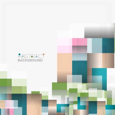 Soyut engeller şablon tasarım arka plan, beyaz, basit geometrik şekiller düz çizgiler ve dikdörtgenler