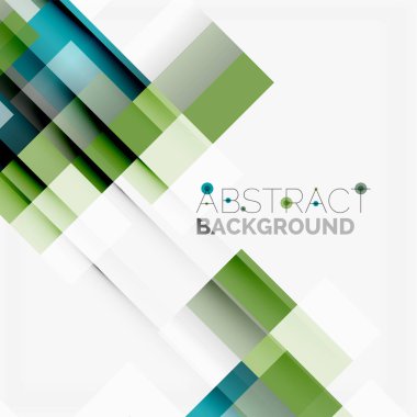 Soyut engeller şablon tasarım arka plan, beyaz, basit geometrik şekiller düz çizgiler ve dikdörtgenler