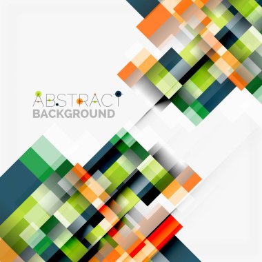 Soyut engeller şablon tasarım arka plan, beyaz, basit geometrik şekiller düz çizgiler ve dikdörtgenler