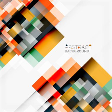 Soyut engeller şablon tasarım arka plan, beyaz, basit geometrik şekiller düz çizgiler ve dikdörtgenler