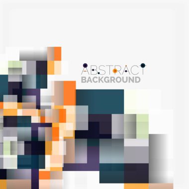 Soyut engeller şablon tasarım arka plan, beyaz, basit geometrik şekiller düz çizgiler ve dikdörtgenler