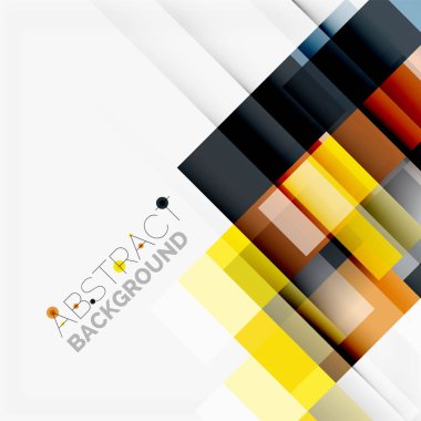 Soyut engeller şablon tasarım arka plan, beyaz, basit geometrik şekiller düz çizgiler ve dikdörtgenler