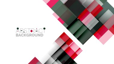 İş tanıtımı geometrik şablonu