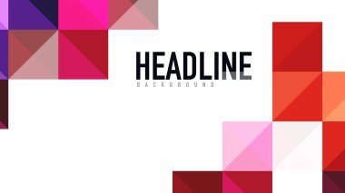 Modern geometrik sunum arka plan