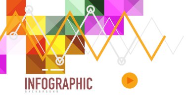 Modern geometrik sunum arka plan