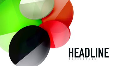 Modern geometrik sunum arka plan