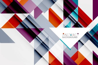 Üçgen desen tasarım arka plan