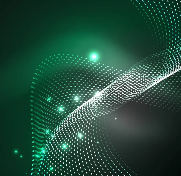 Vektör dalga parçacıklar arka plan