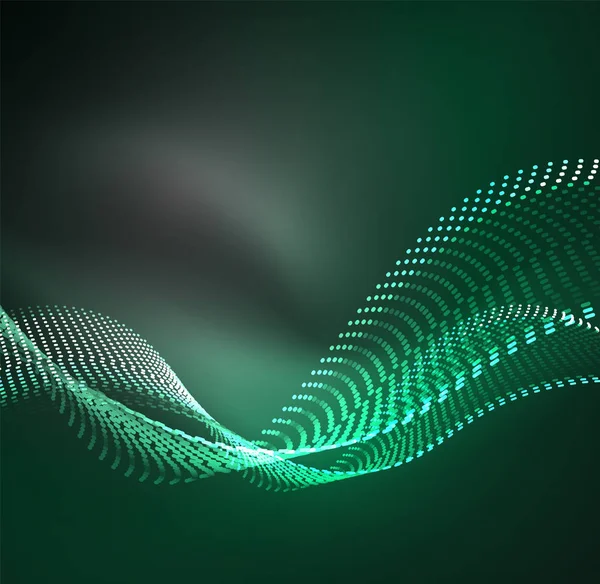 Vektör dalga parçacıklar arka plan