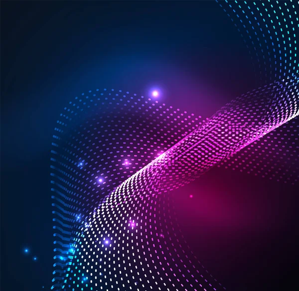 Vektör dalga parçacıklar arka plan