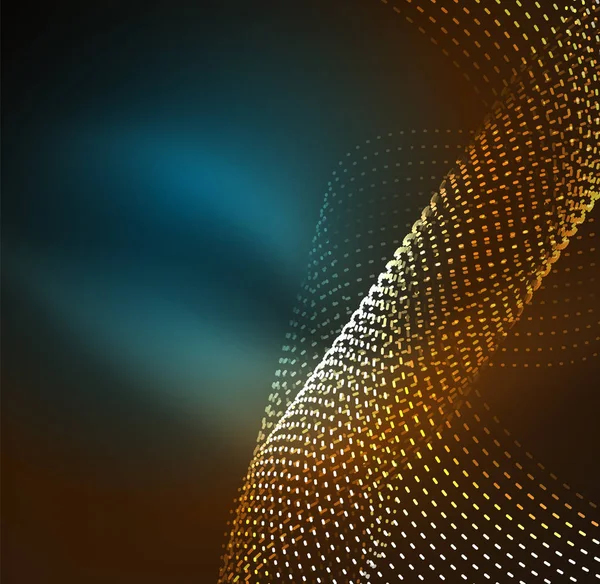 Vektör dalga parçacıklar arka plan