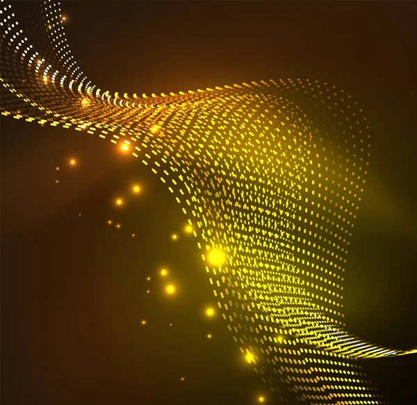 Vektör dalga parçacıklar arka plan