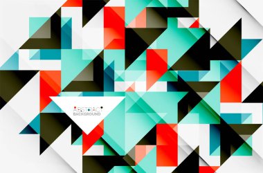 Üçgen desen tasarım arka plan