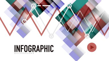 İş tanıtımı geometrik şablonu