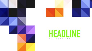 Modern geometrik sunum arka plan