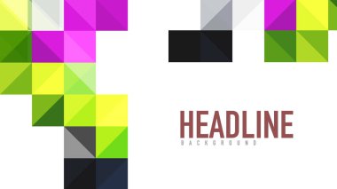 Modern geometrik sunum arka plan