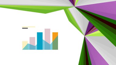 Modern üçgen sunu şablonu