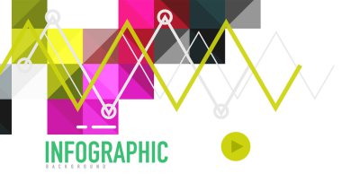 Modern geometrik sunum arka plan