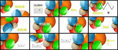 Modern geometrik sunum arka plan