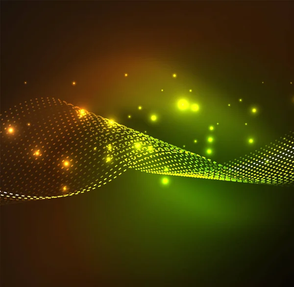 Vektör dalga parçacıklar arka plan